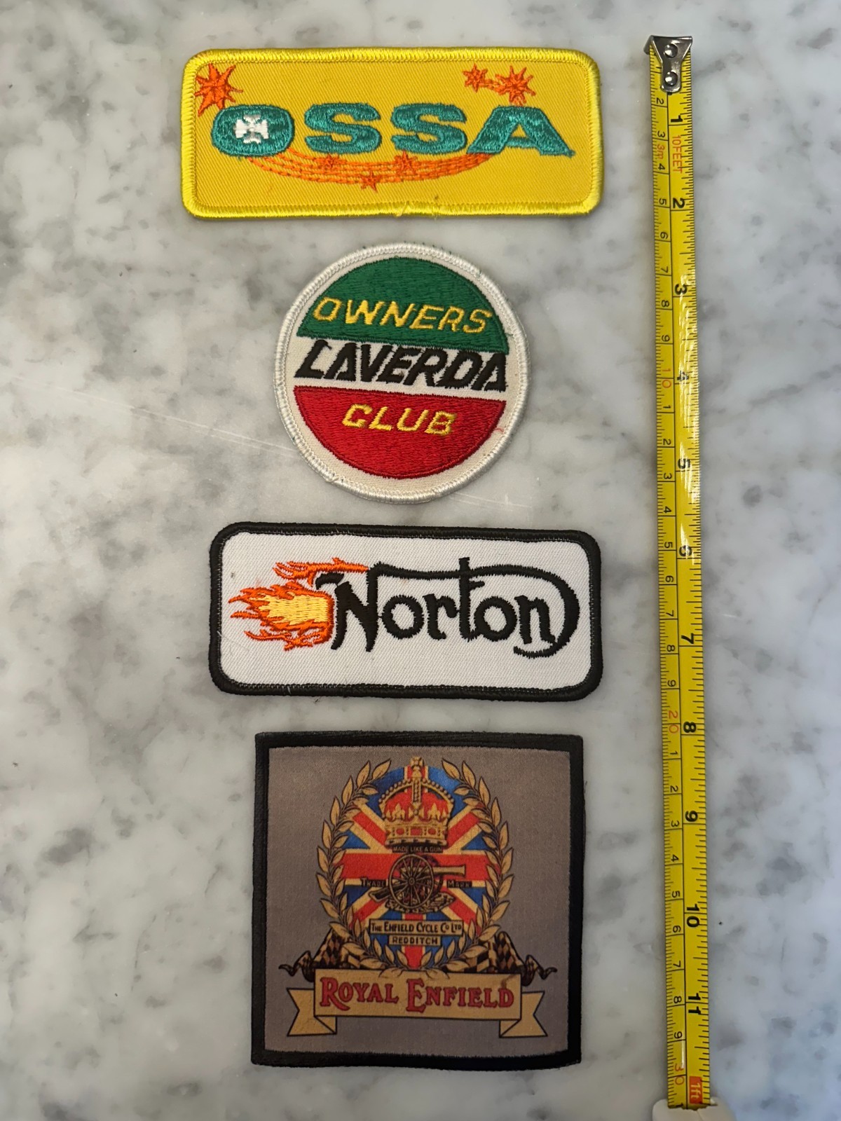 Royal Enfield Norton Laverda Ossa Motorcycle patches Job Lot