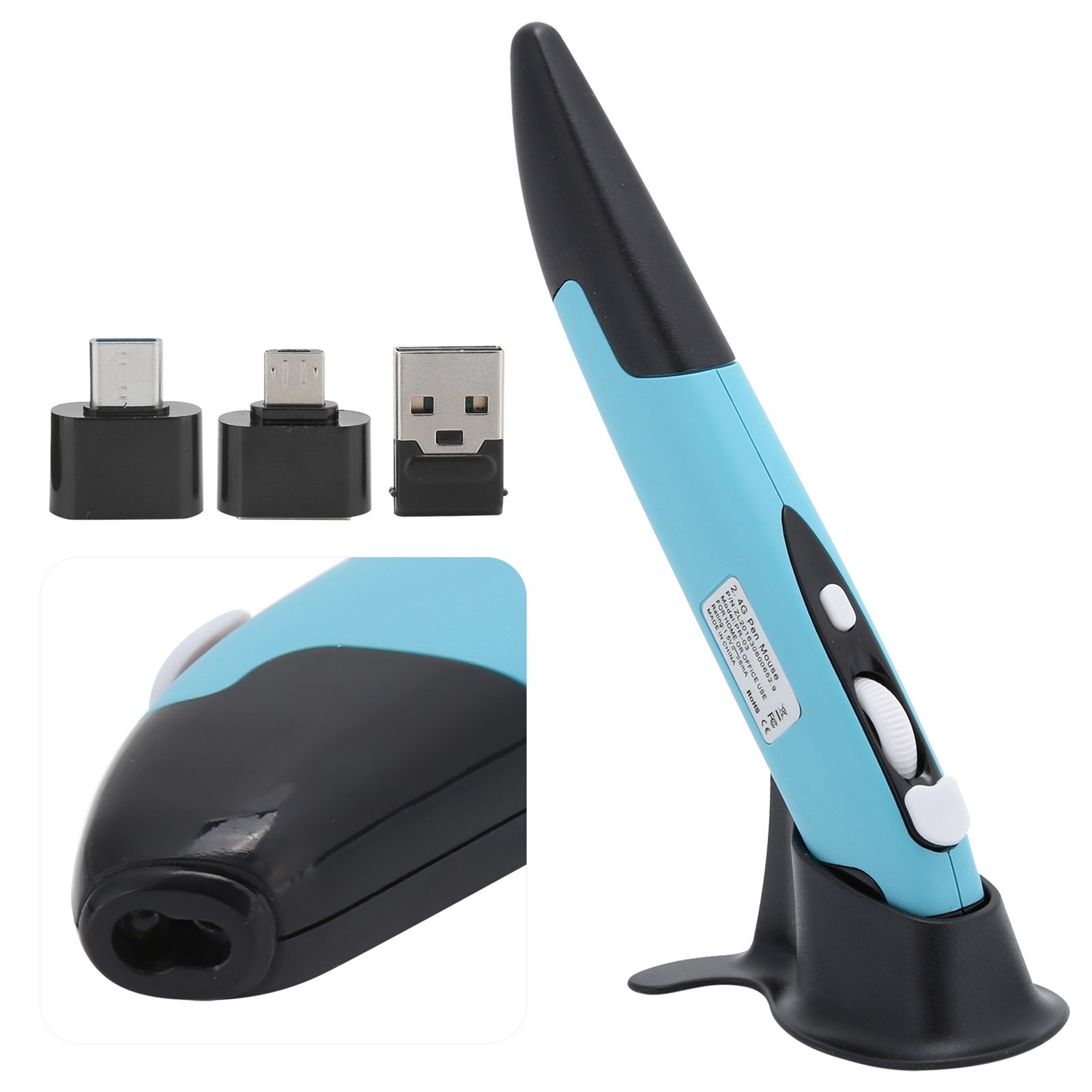Wireless 2.4G Mouse Type Personalized  USB Computer Stylus PC Accessory