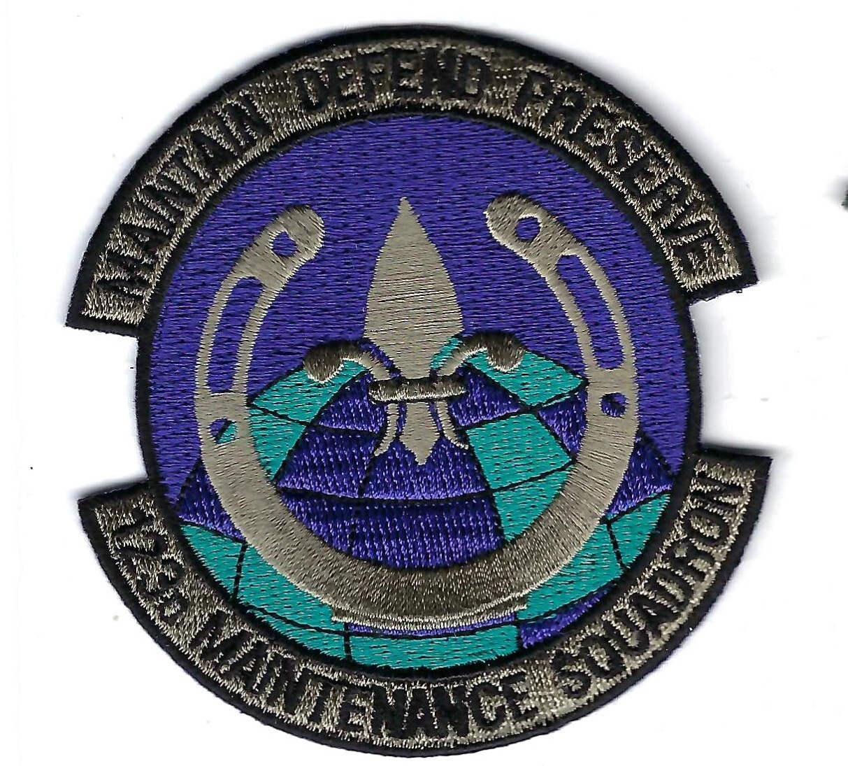 PATCH USAF 123RD MAINTENANCE SQ KENTUCKY AIR GUARD B8-49