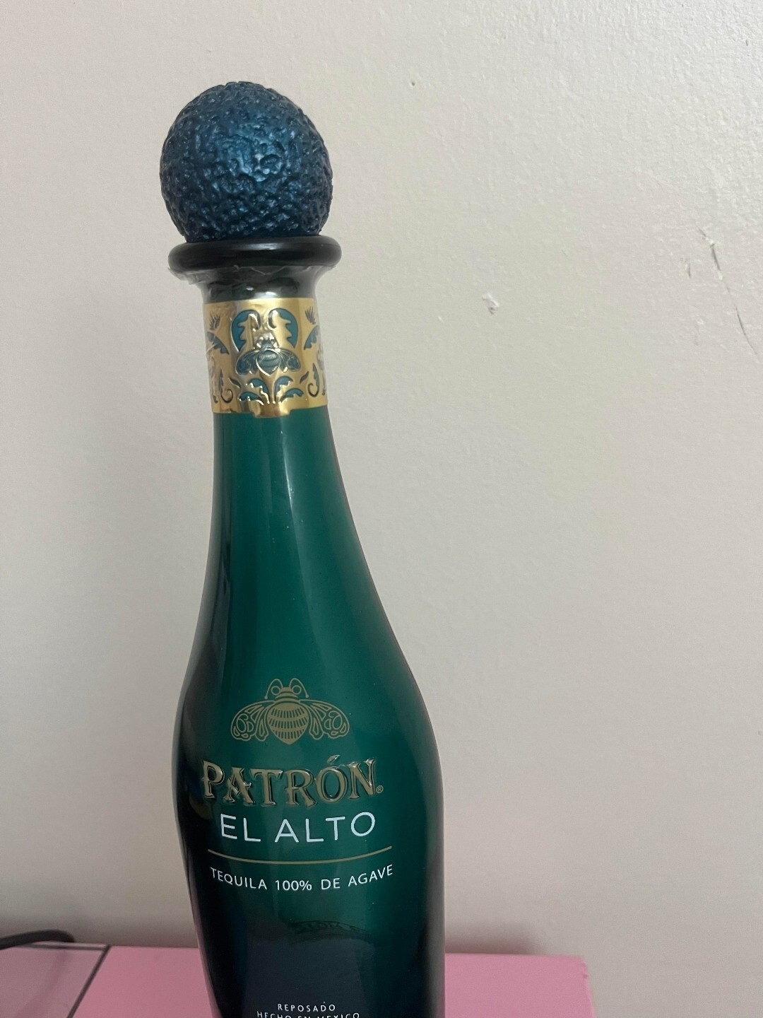 Patron El Alto EMPTY BOTTLE TEQUILA BOTELLA MEXICO