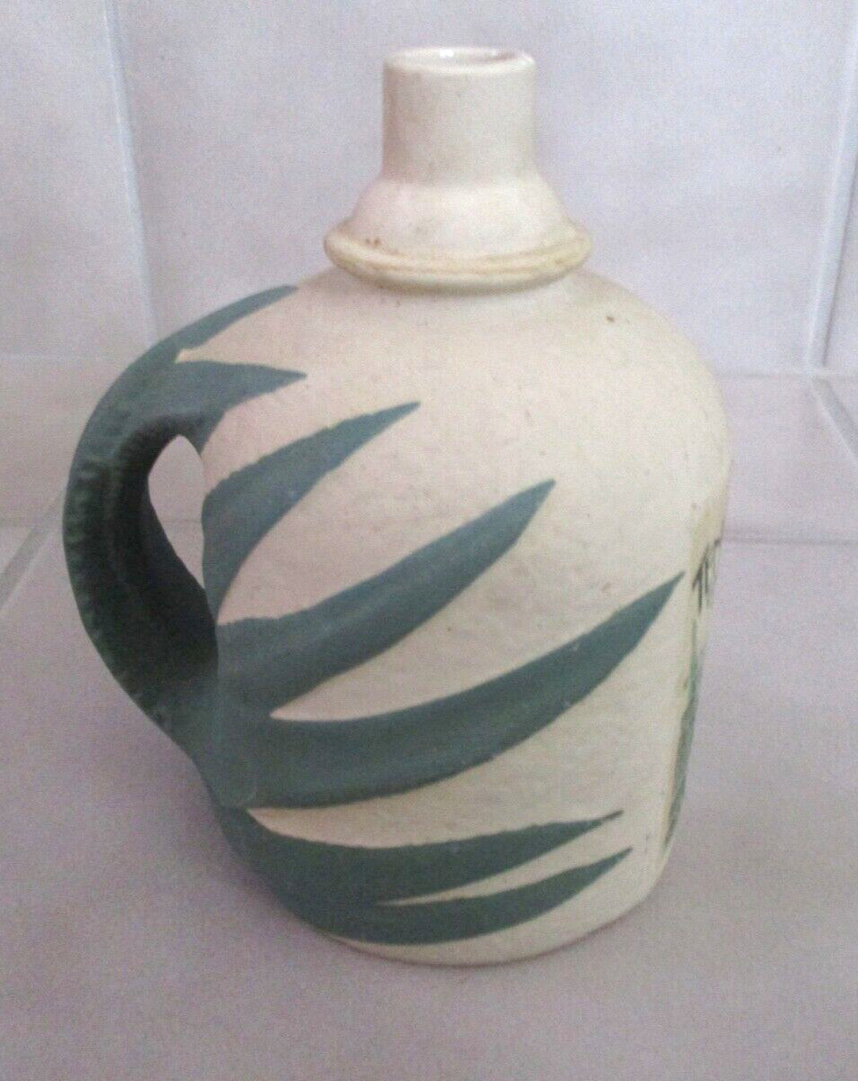 Tequila Bottle Ceramic TENOCH Mexico 750 ml Decorative Empty Bottle