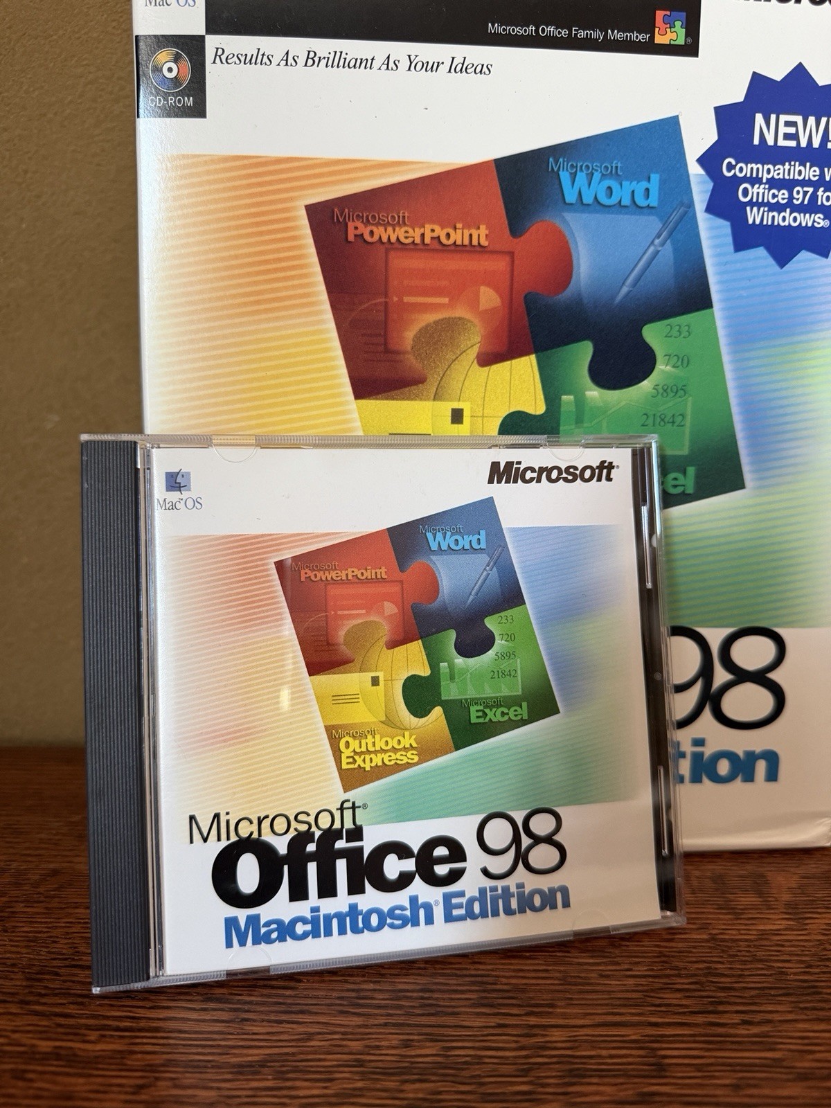 Microsoft Office 98 Macintosh Edition with CD Key