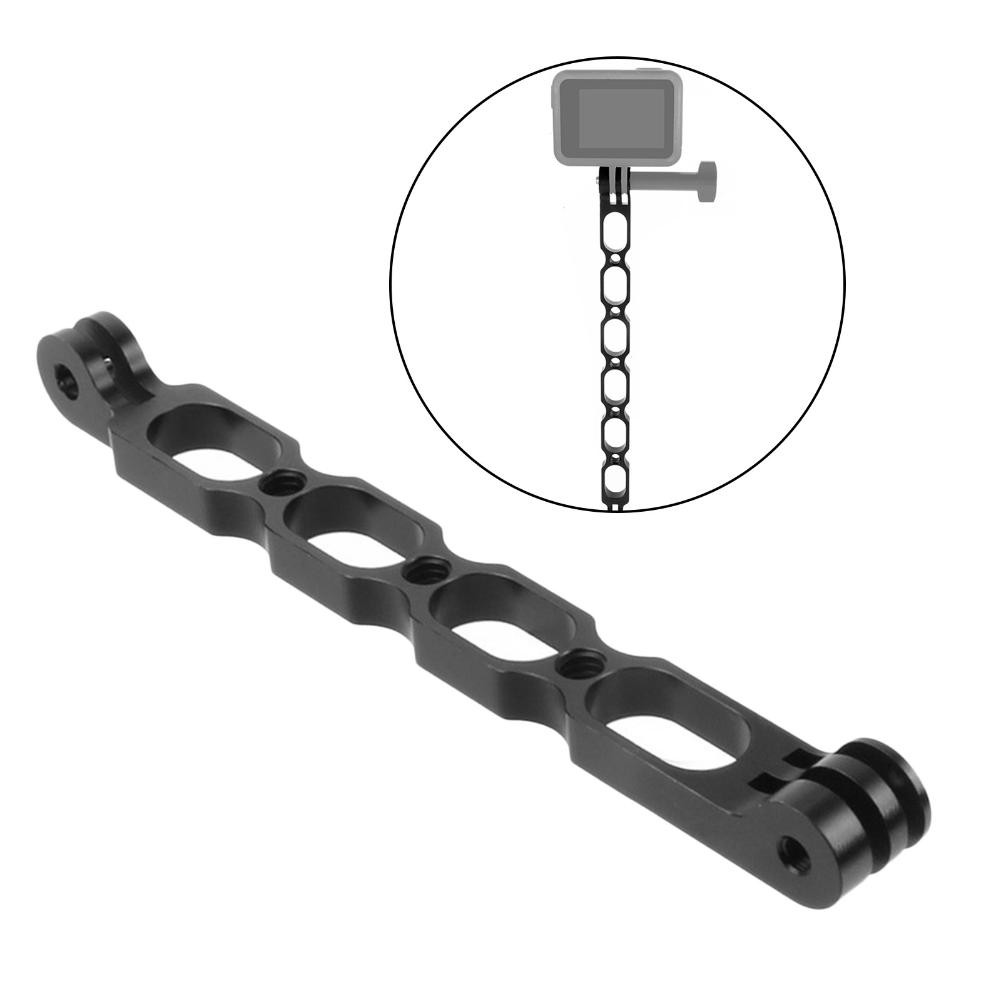Helmet Shooting 1/4 Extension Hole Position Rod Arm For Gopro Max For Insta.360,