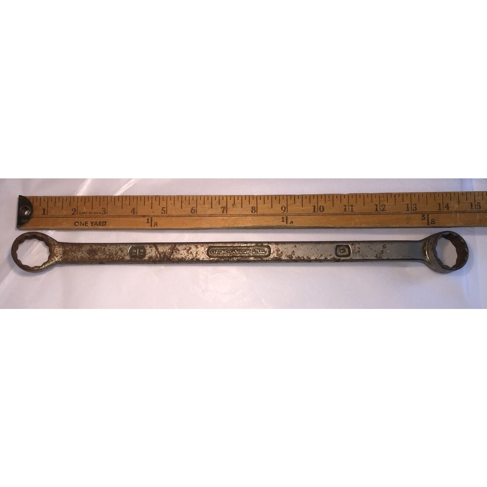 Wilde 129 Offset Double Box End Wrench 12 Point 15/16” 1” Chrome Vanadium Steel
