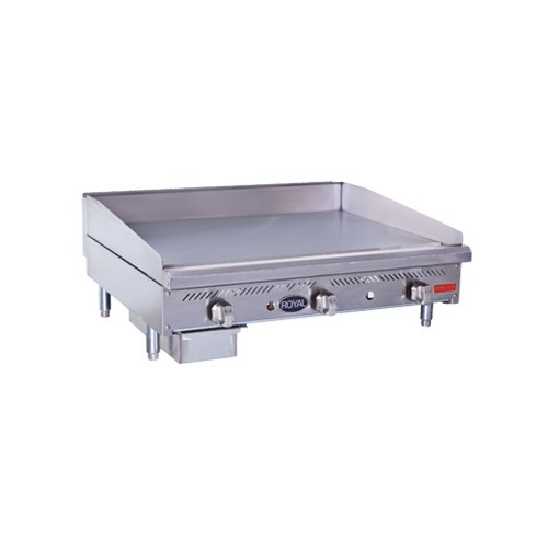 Royal Range of California RDMG-60-D 60" Countertop Manual Gas Griddle, 30" De...