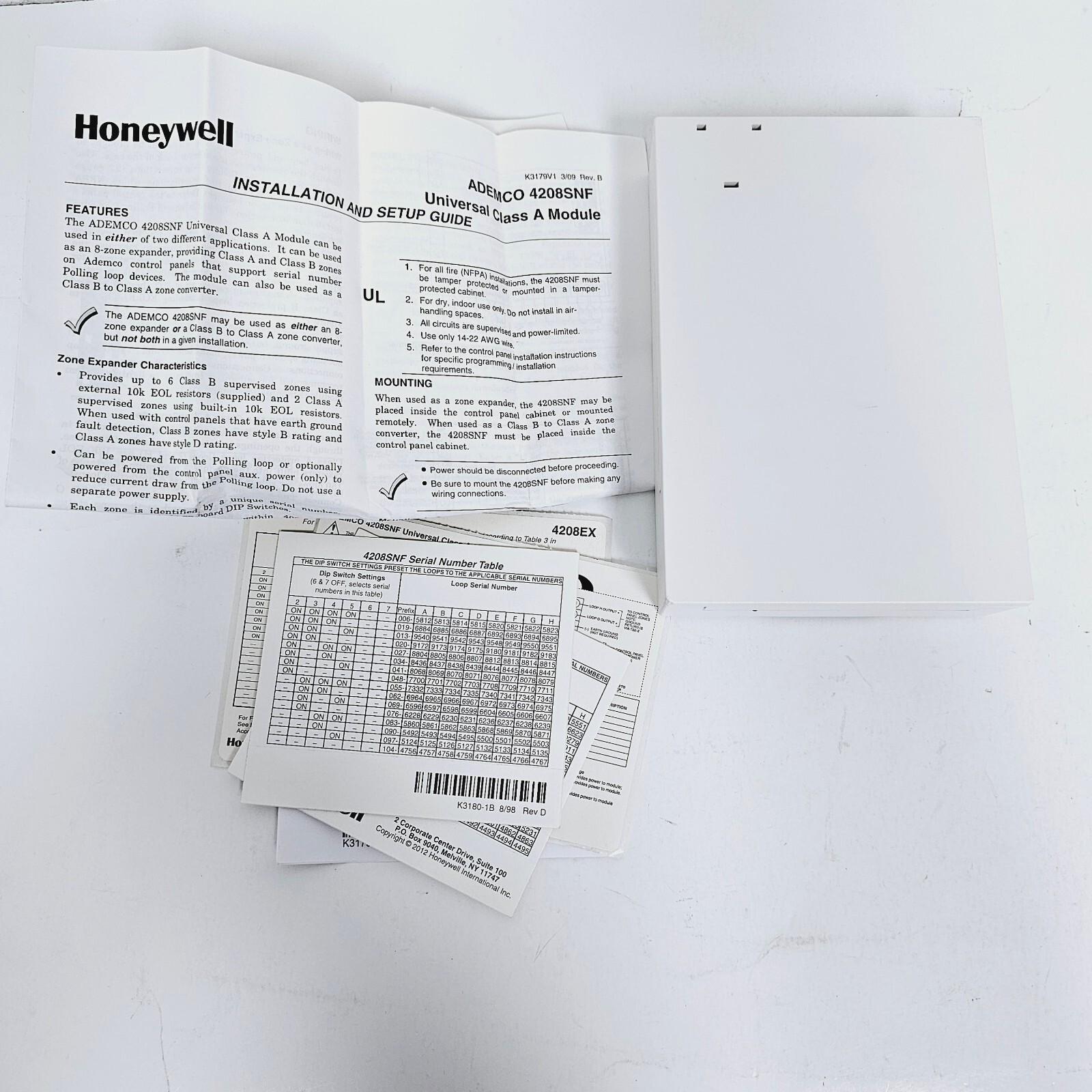 Honeywell 4208SNF Universal Class A Module NEW (Open Box)