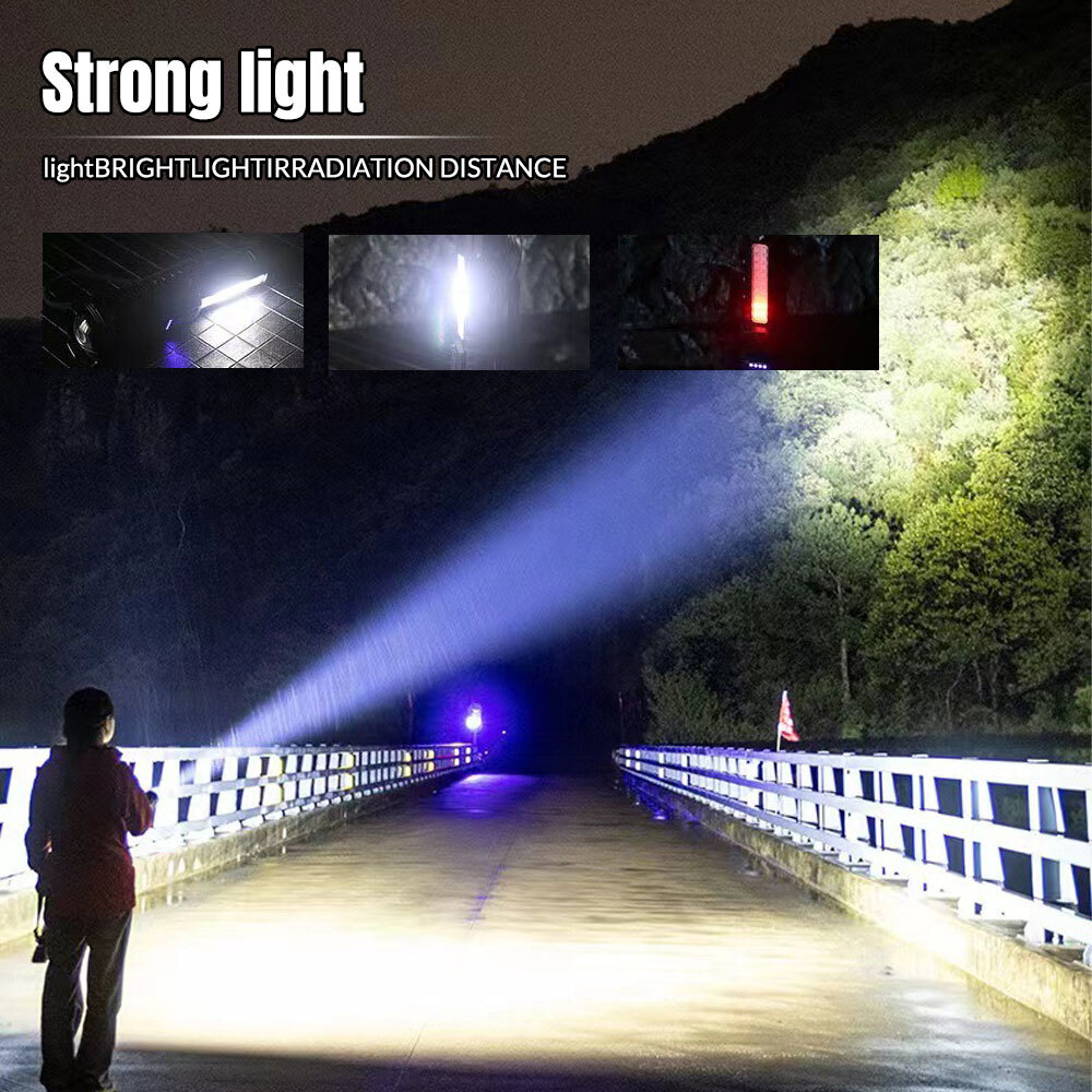 99000000 Lumens Super Bright LED Flashlight Tactical Rechargeable LED Work Light