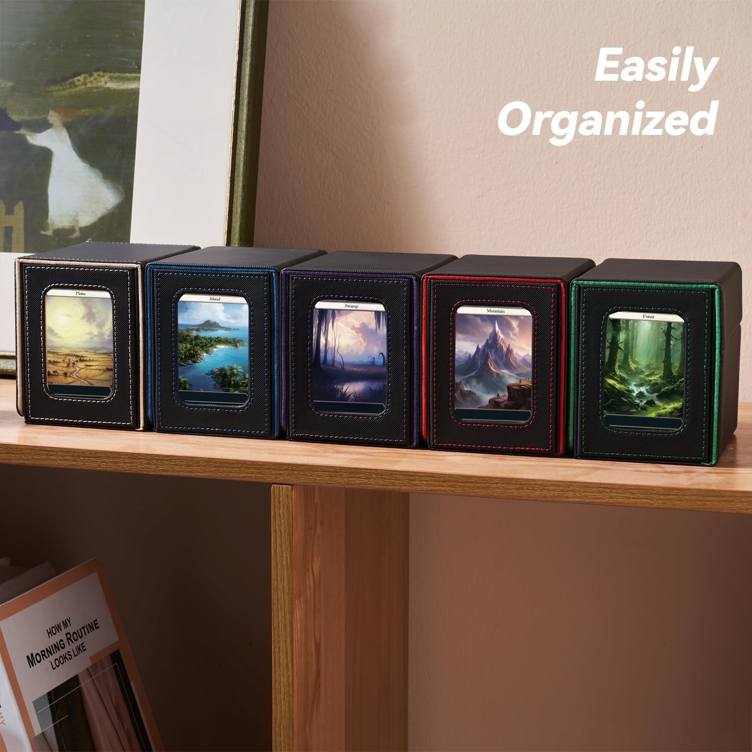 Enigma Commander Deck Box: Storage & Display for MTG EDH