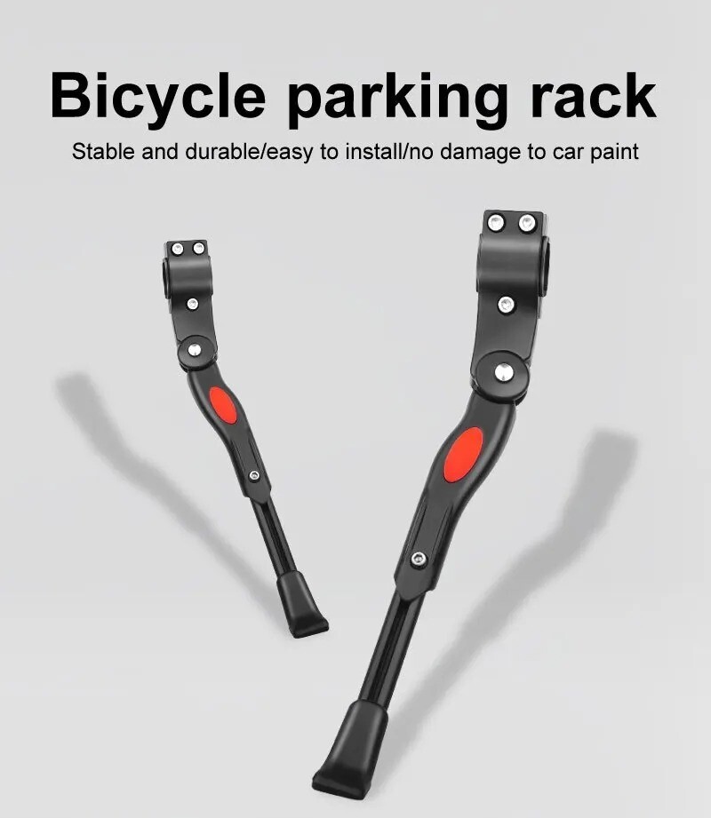 Adjustable Bicycle Kickstand Mountain Bike MTB Aluminum Side Rear Kick Stand New