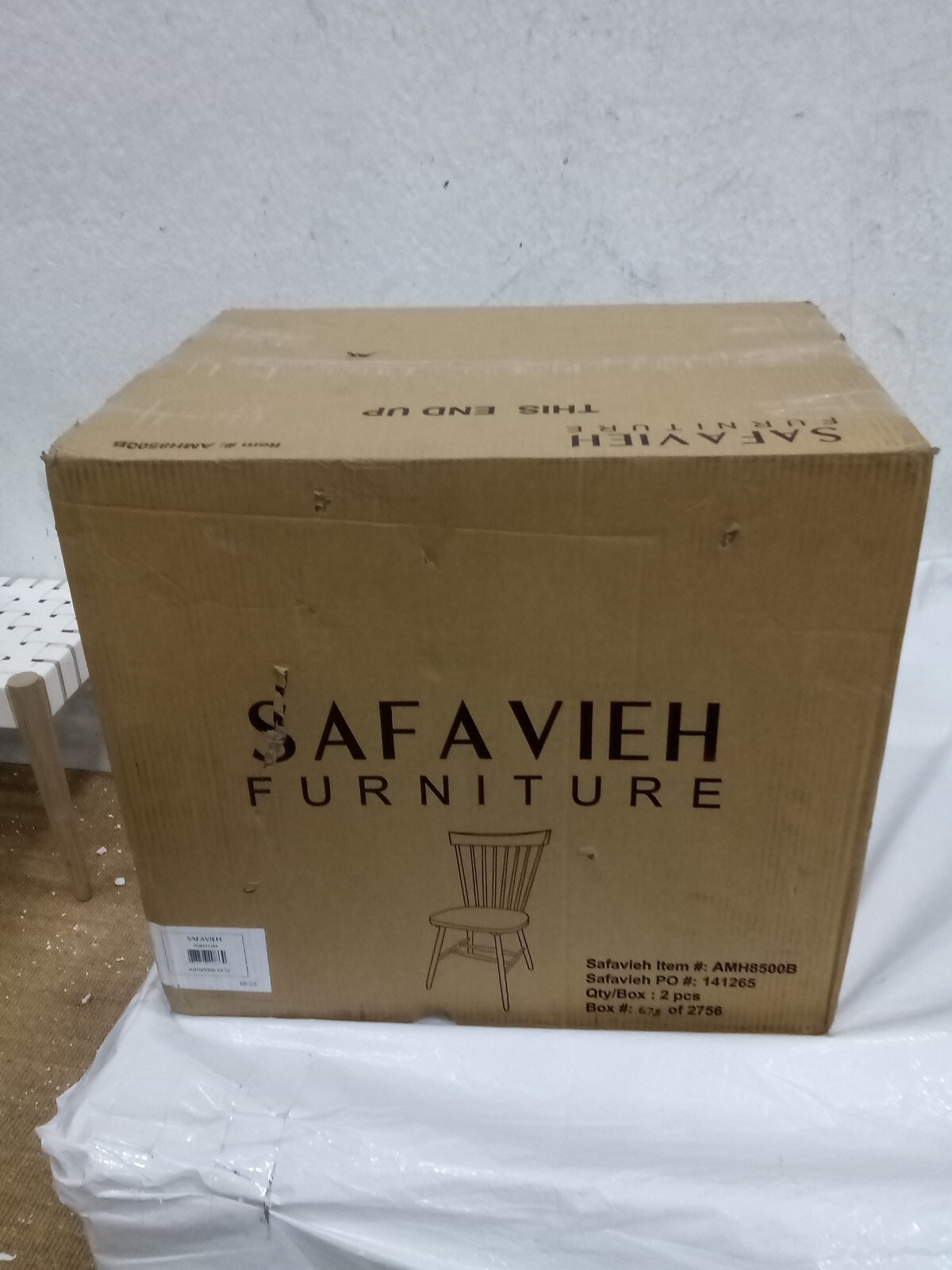 Safavieh PARKER SPINDEL SIDE CHAIR, Reduced Price 2172724551 AMH8500B