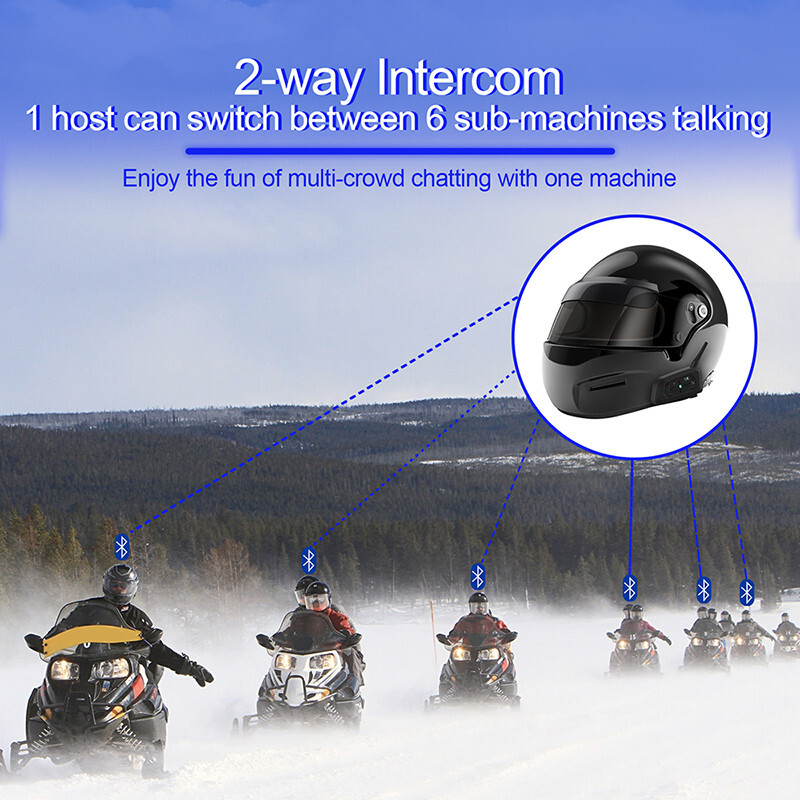 Motorcycle Helmet Bluetooth Headset Intercom Intercomunicador Moto Bluetooth