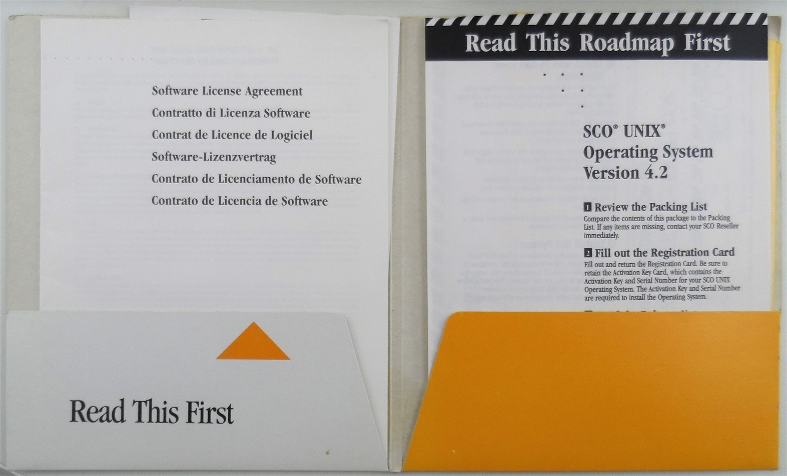 SCO Unix Operating System Version 4.2 Documentation with License No Software