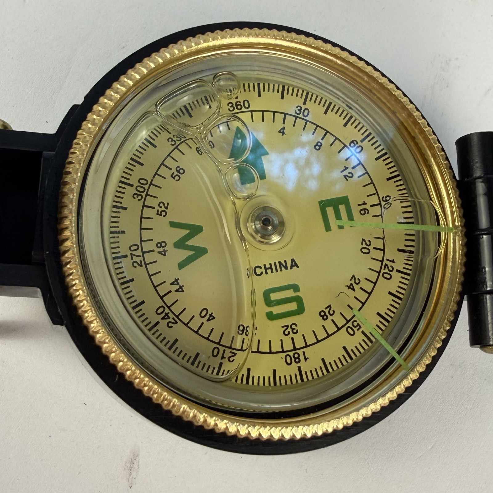 VTG Engineer Lensatic Compass Directional Hiking Navigation