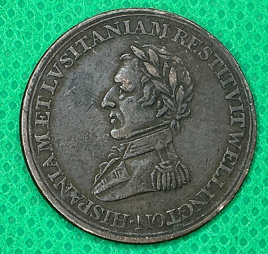 1812 Wellington Peninsular War Halfpenny Token - Canada