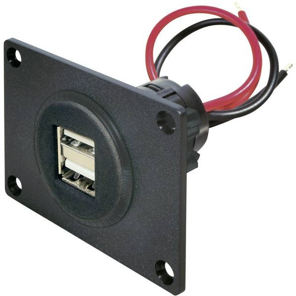 ProCar 67322501 USB socket dual maximum current range = 5 A Suitable for (said