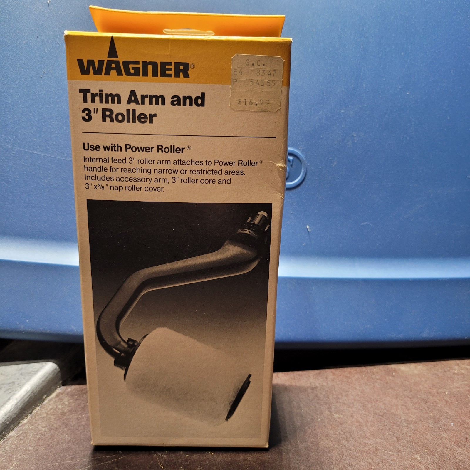 Wagner Trim Arm And 3" Roller Use With Power Roller #155202. NOS OEM NEW