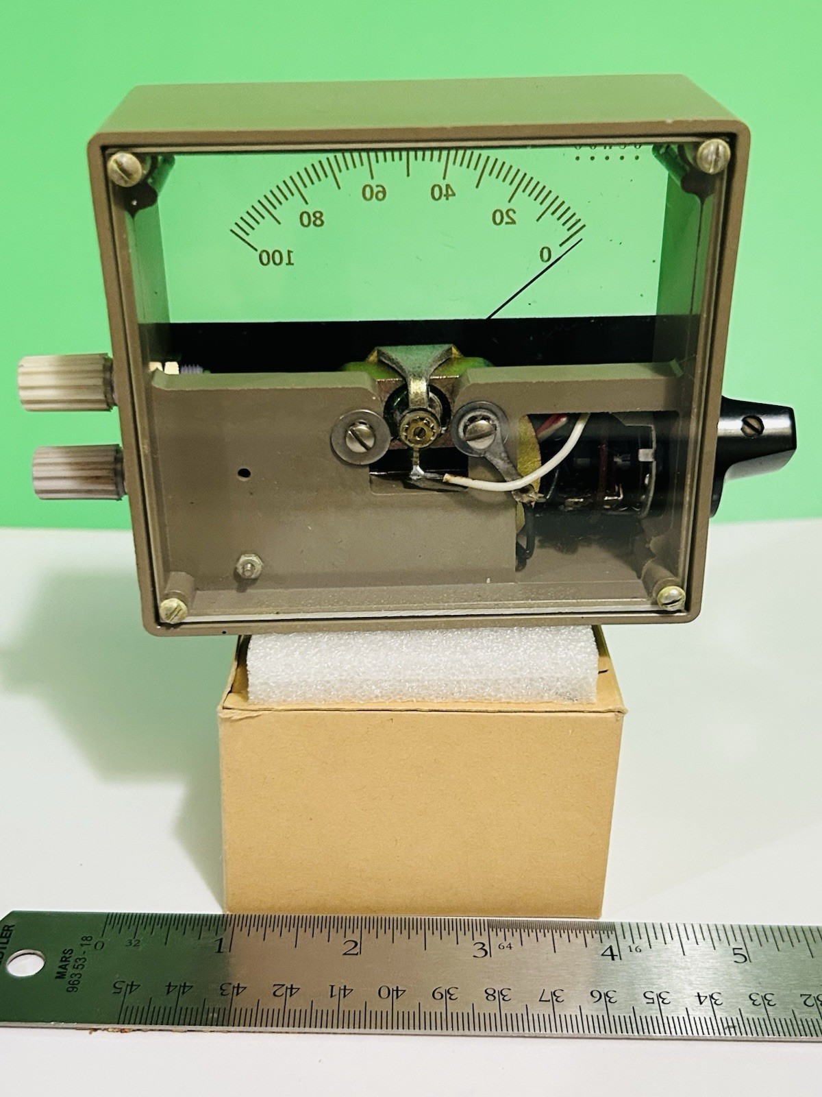 Cenco Projection Analog Panel Meter 82551 AC/DC Current & Voltage