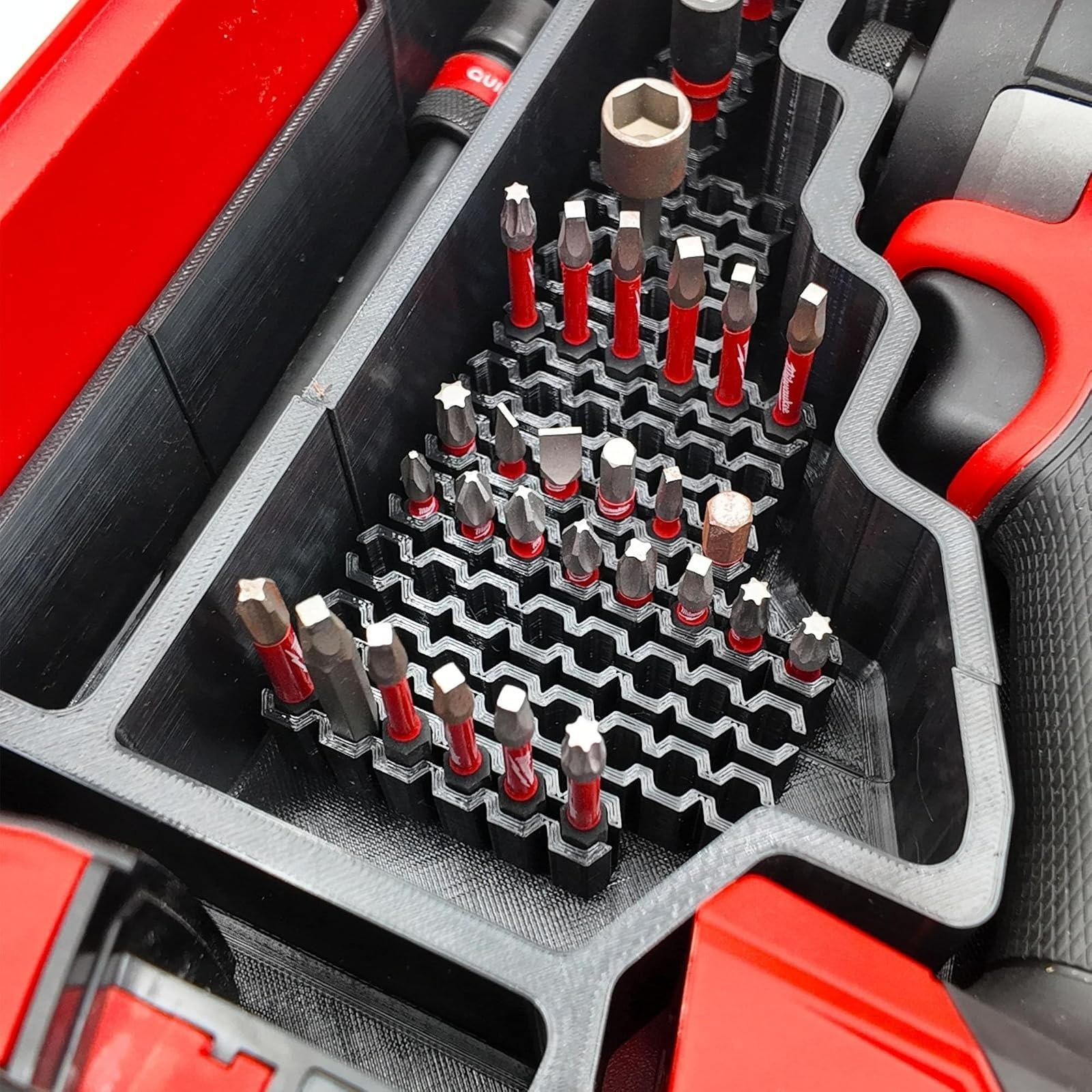 TidyTool Insert for Milwaukee M18 FUEL Impact Driver - Packout Organizer