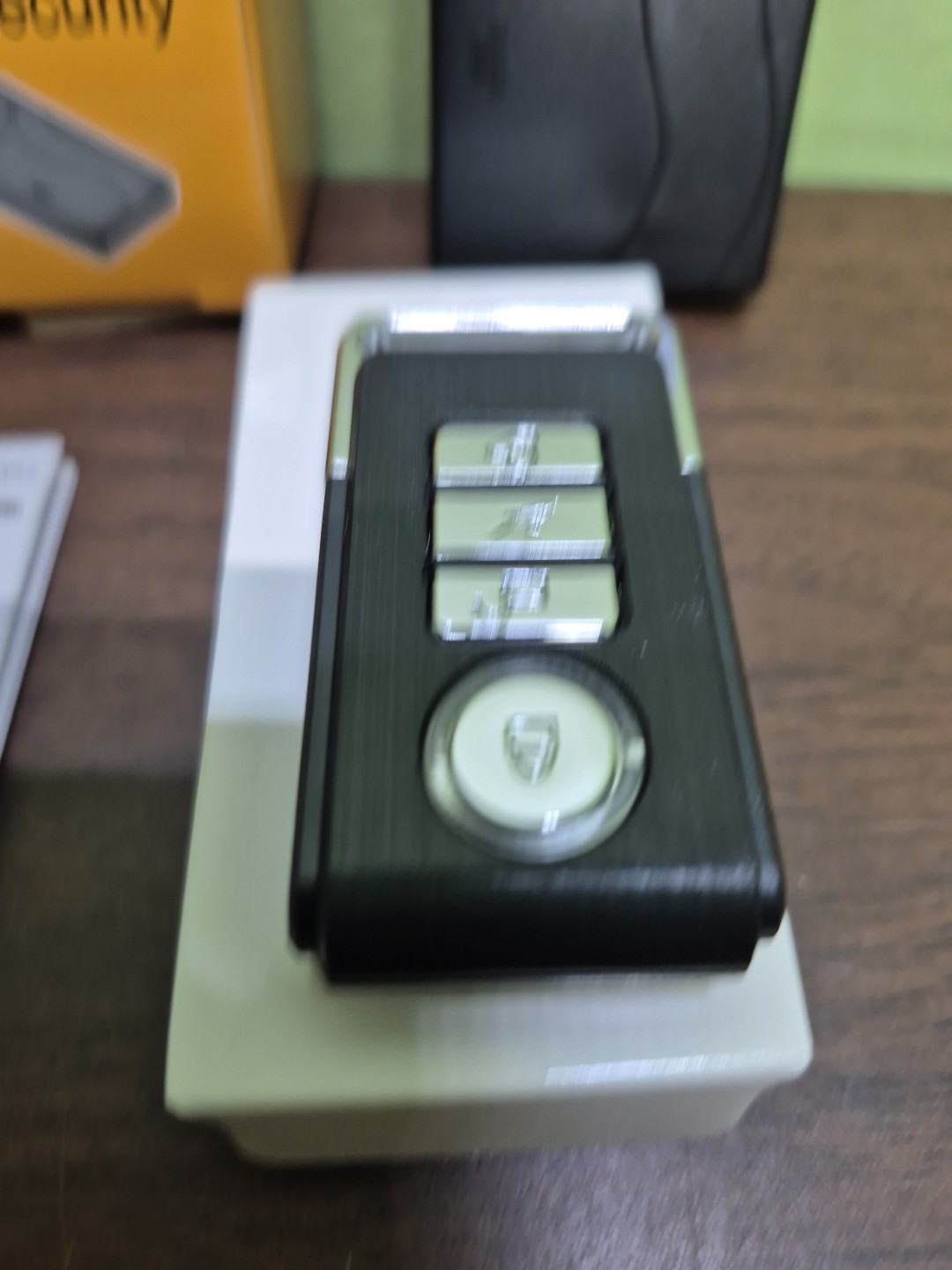 Wireless Vibration Security Alarm 4 Motorbike Open Box Read