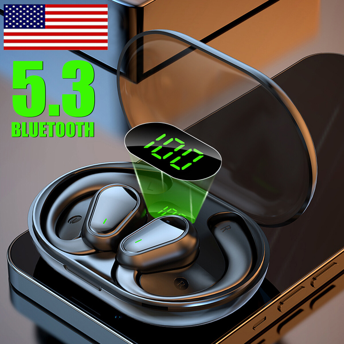 Bluetooth Headsets OWS Air Conduction Headphones Wireless Outdoor Sport Earbuds