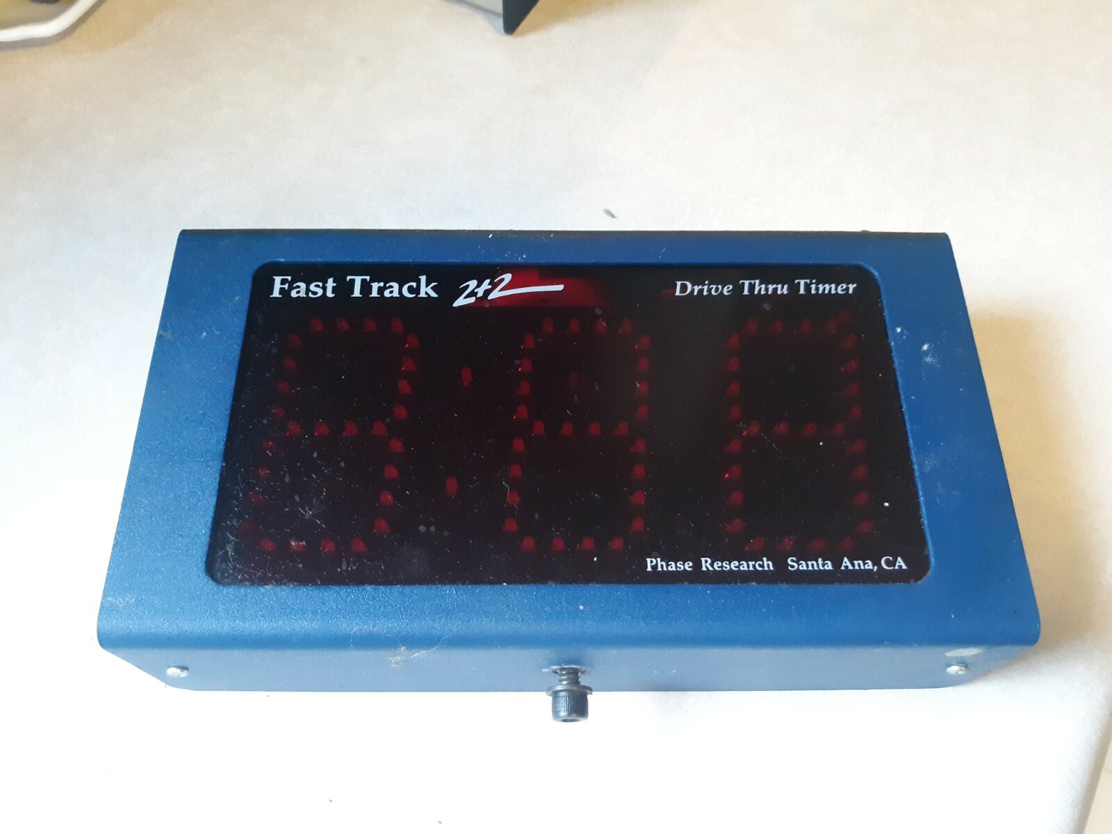 Fast Track 2+2 Drive Thru Timer Display PHASE RESEARCH DUAL SIDE