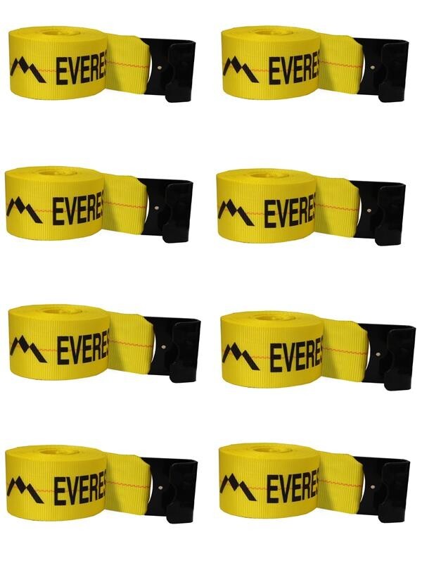 Winch Straps 4" x 30' Heavy Duty Tie Down Truck Straps 16200 Lbs Break Strength