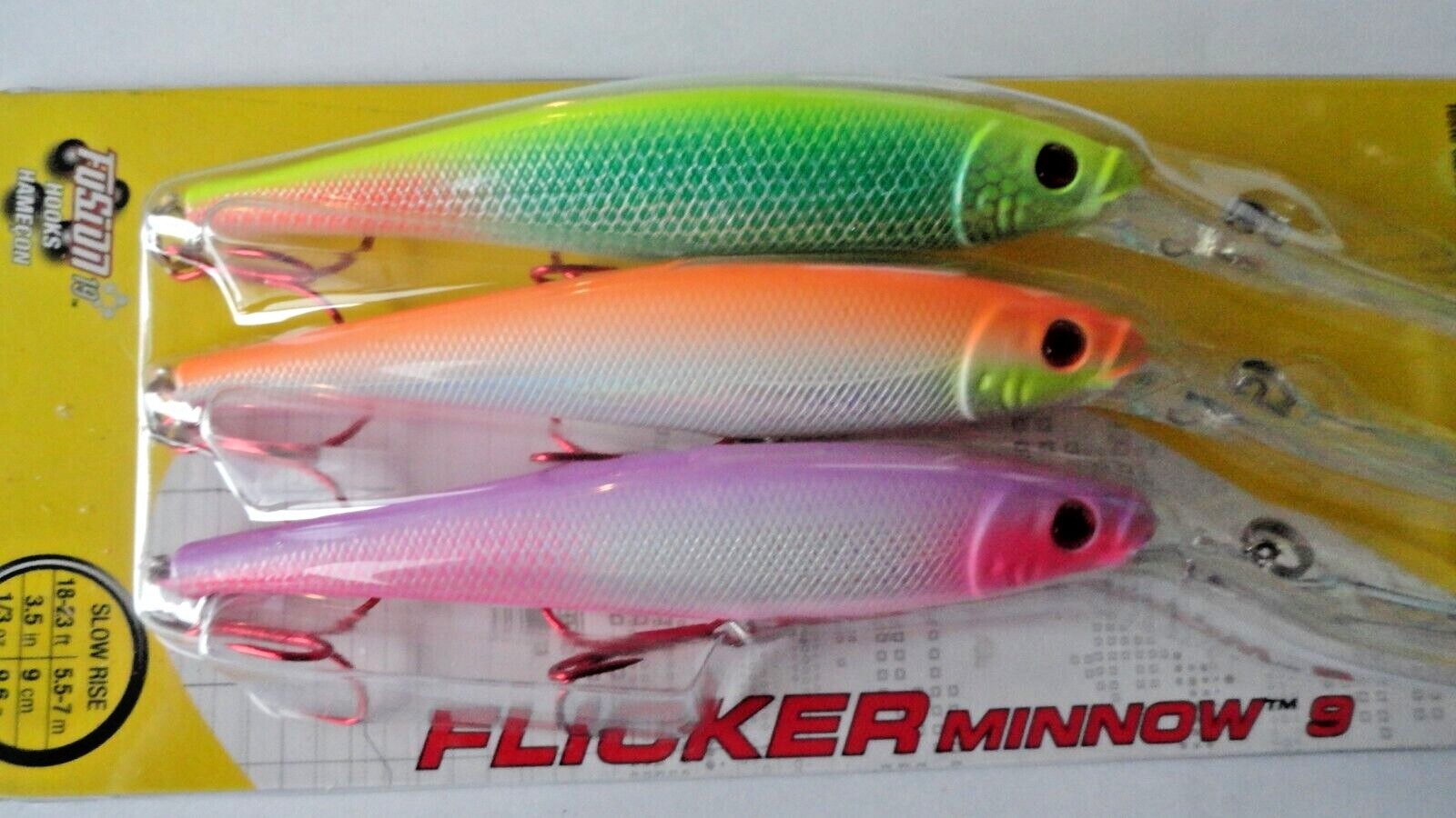 Berkley Flicker Minnow Crankbait #9 (SELECT COLOR) 3-PACK