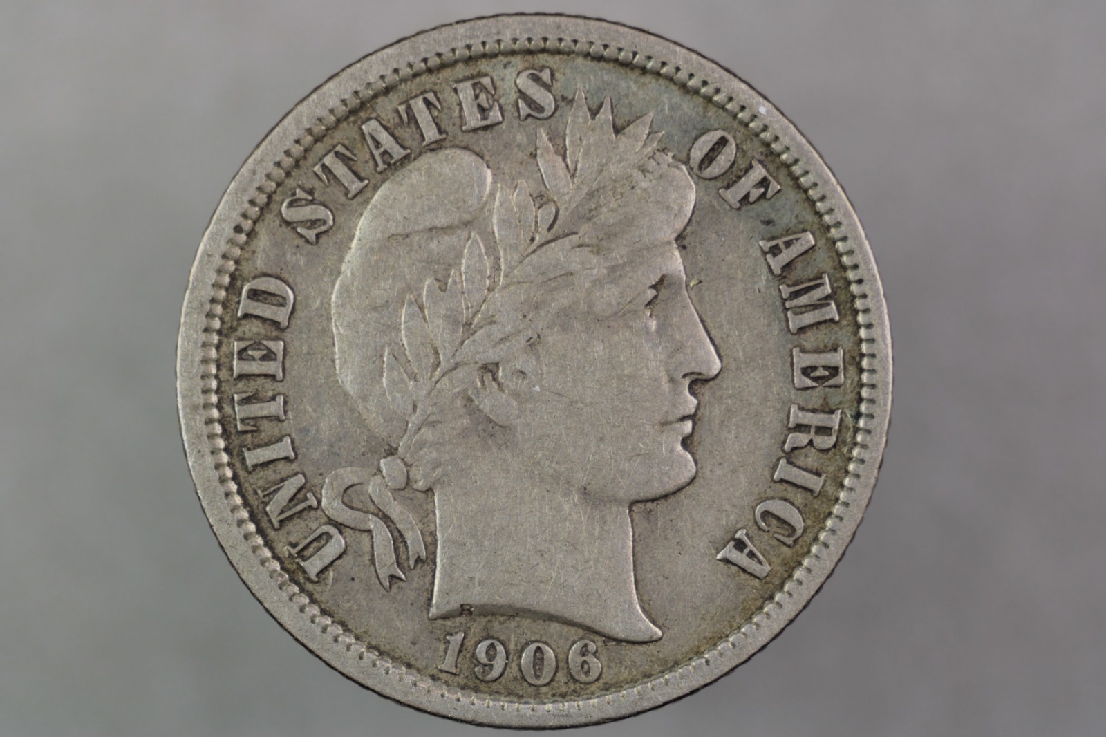 1906 Barber Dime VF/XF Choice. Offering combined shipping.