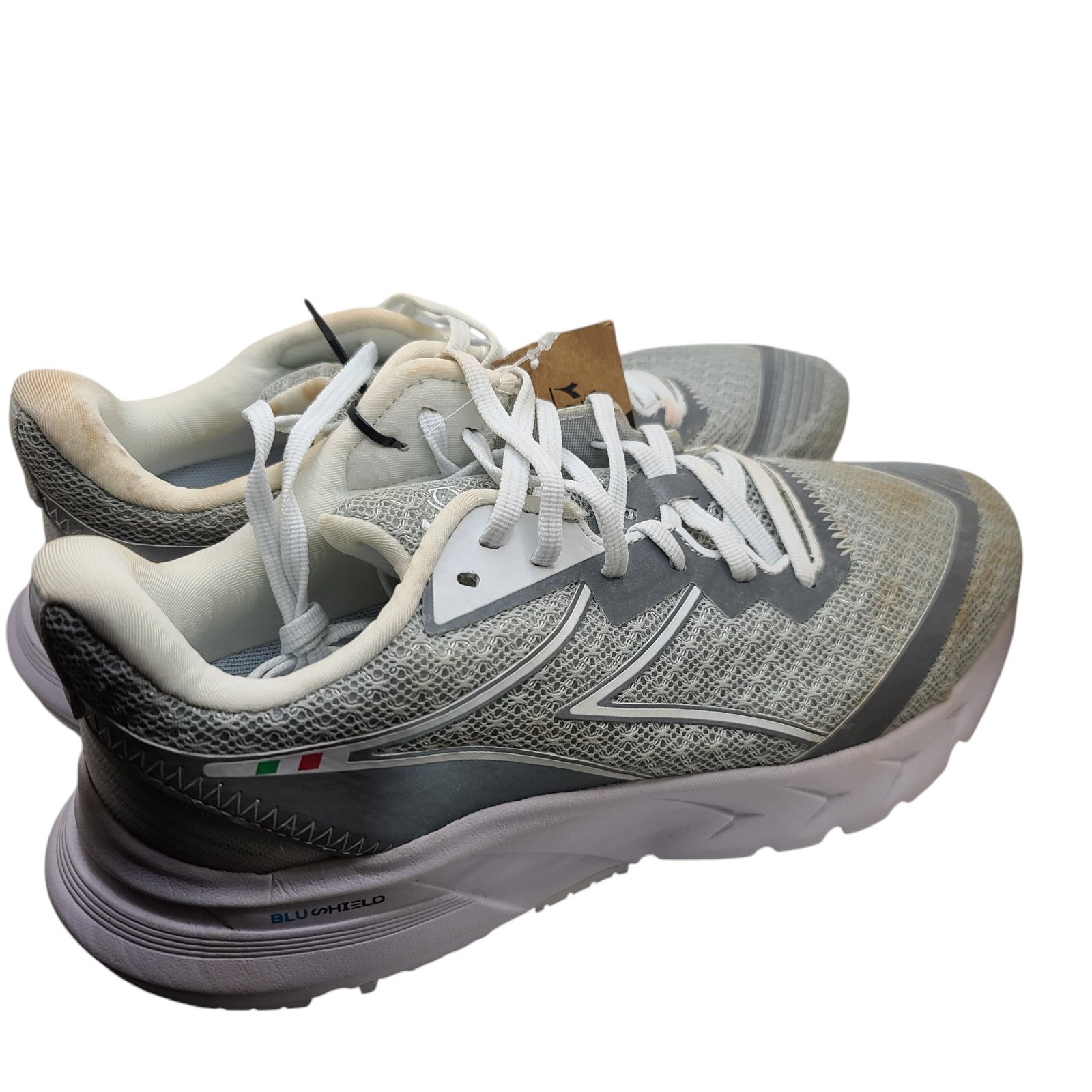 Diadora Women's Mythos Blushield Hip 5 Running Shoes Gray 8 *Imperfect/No box*