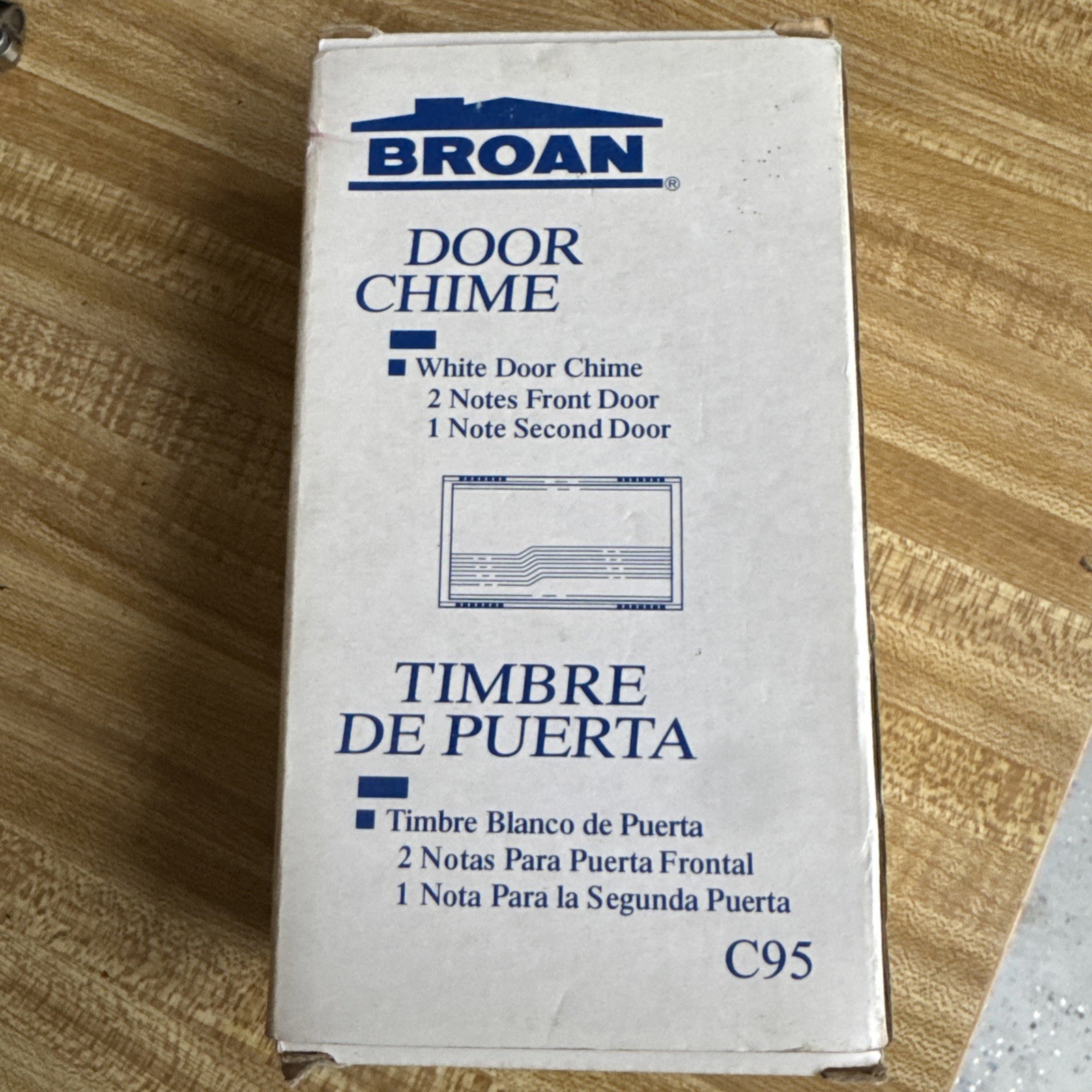 NOS BROAN Door Chime White C95