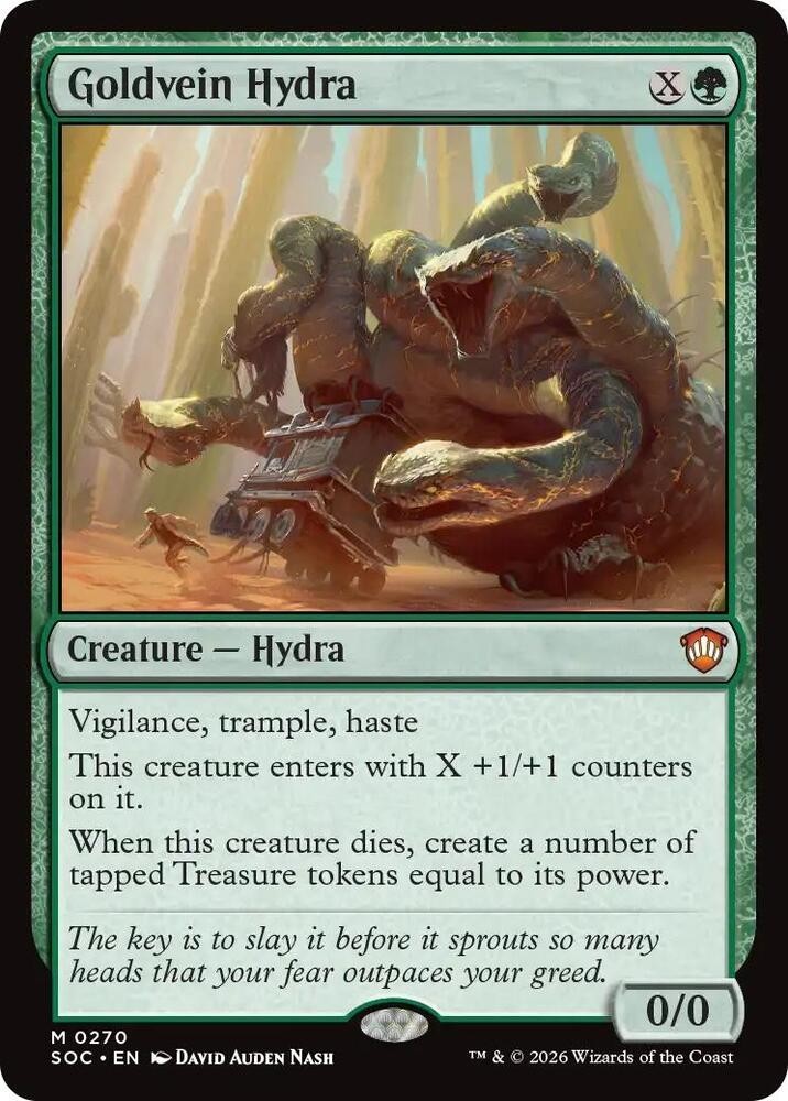 Goldvein Hydra #270 (NM) - Commander: Secrets of Strixhaven MTG