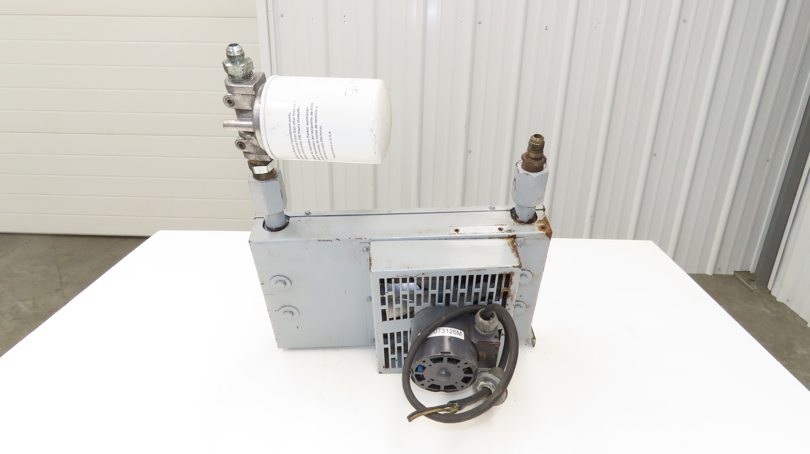 BME-141-N Heat Exchanger 115V Single Pass Side Connection With Attached Filter