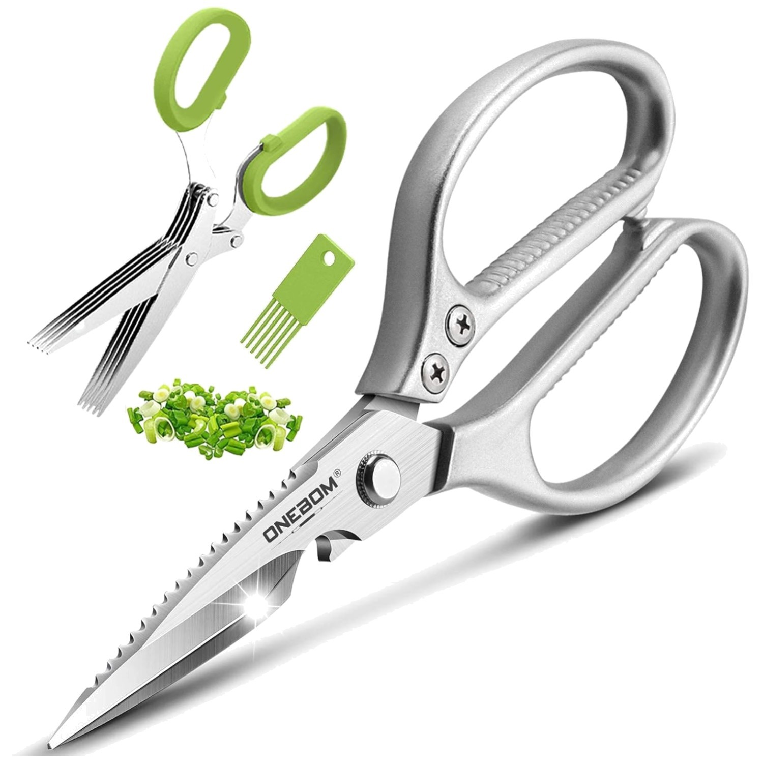 Multi-Function Stainless Steel Scissors