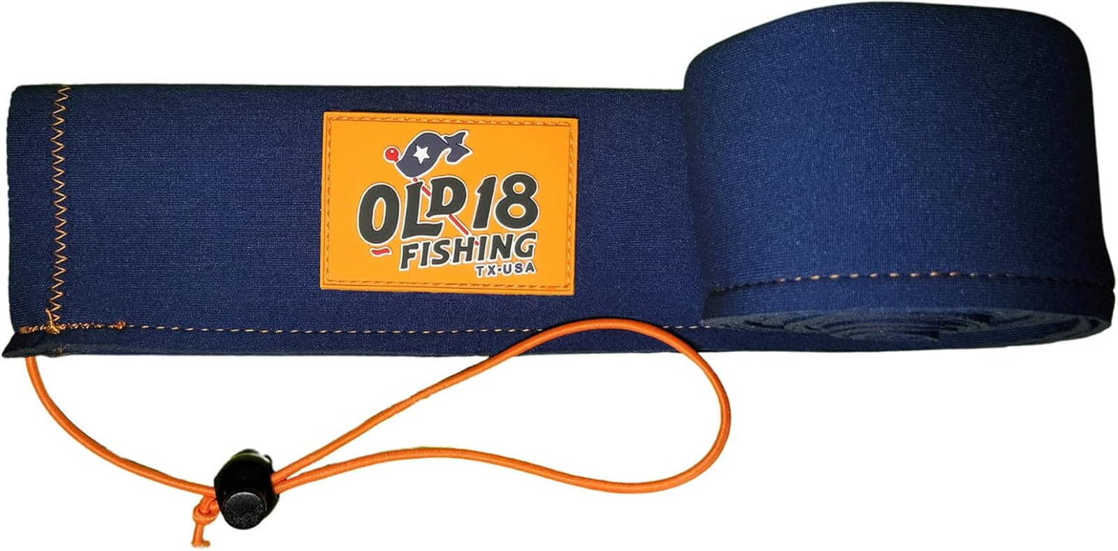 Neoprene Fishing Rod Sleeve - Protective Rod Sock for Fishing Poles 6'-8' - Hook