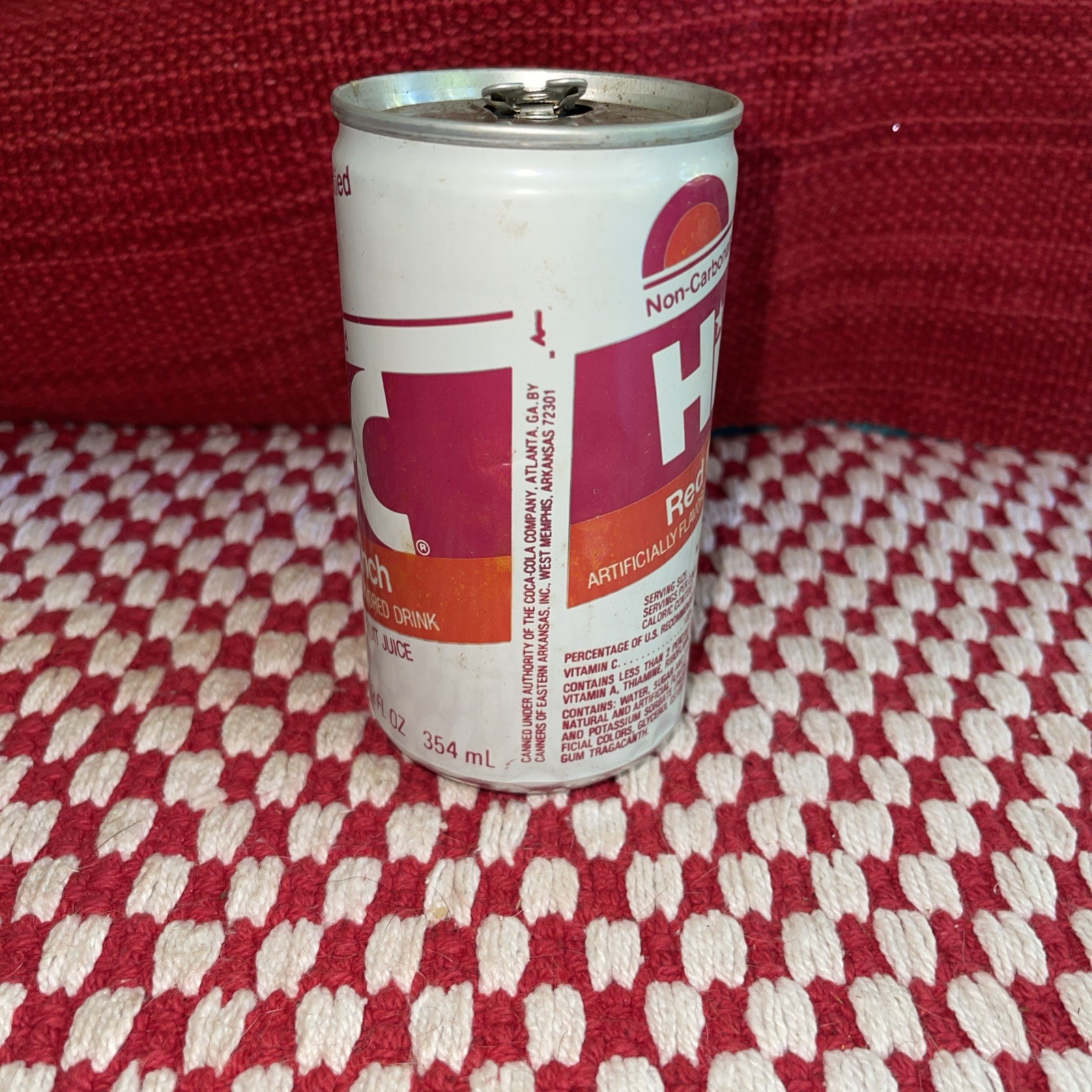 Hi-C Red Punch tin can
