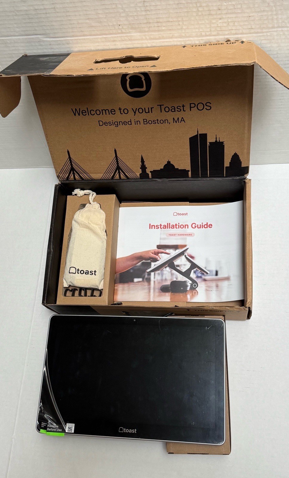 Toast TK200 Tab Flex POS Kitchen Display KDS Monitor with Wall Mount