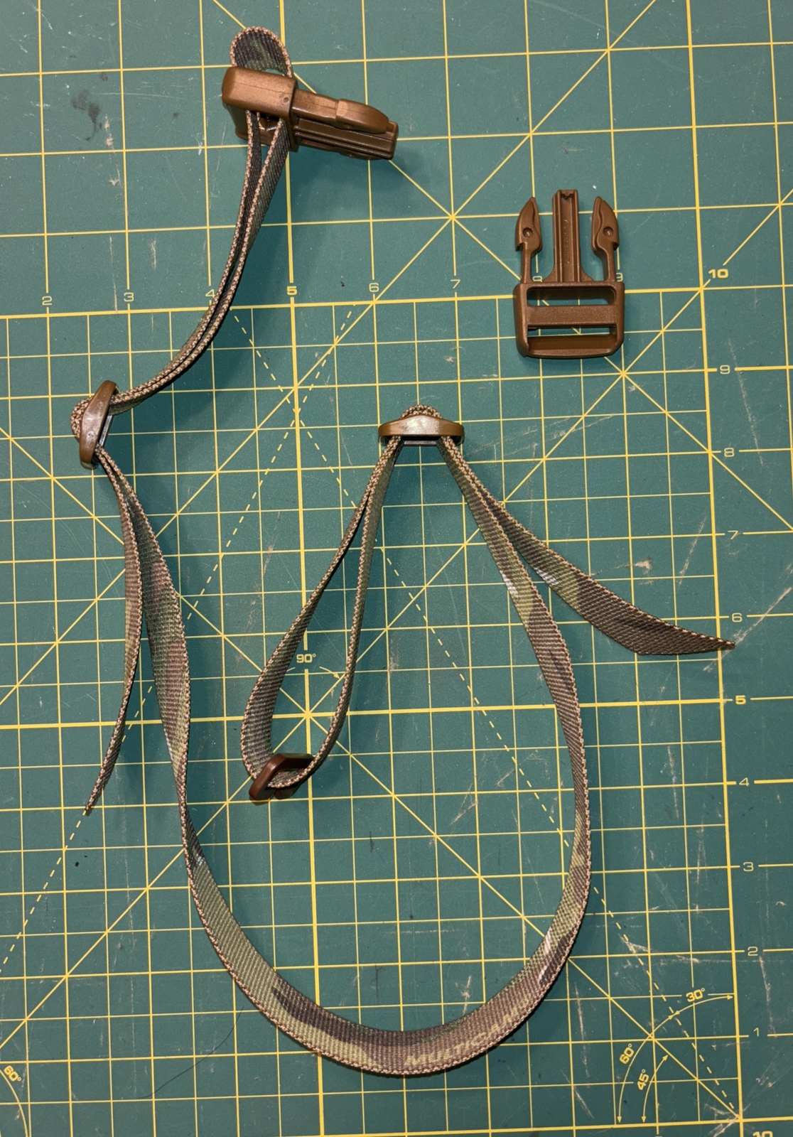 Chest Rig Back Strap - Multicam