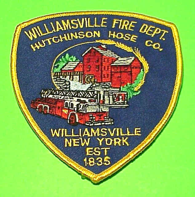 WILLIAMSVILLE  NEW YORK 4 7/8" HUTCHINSON HOSE CO.  NY  FIRE DEPT  PATCH