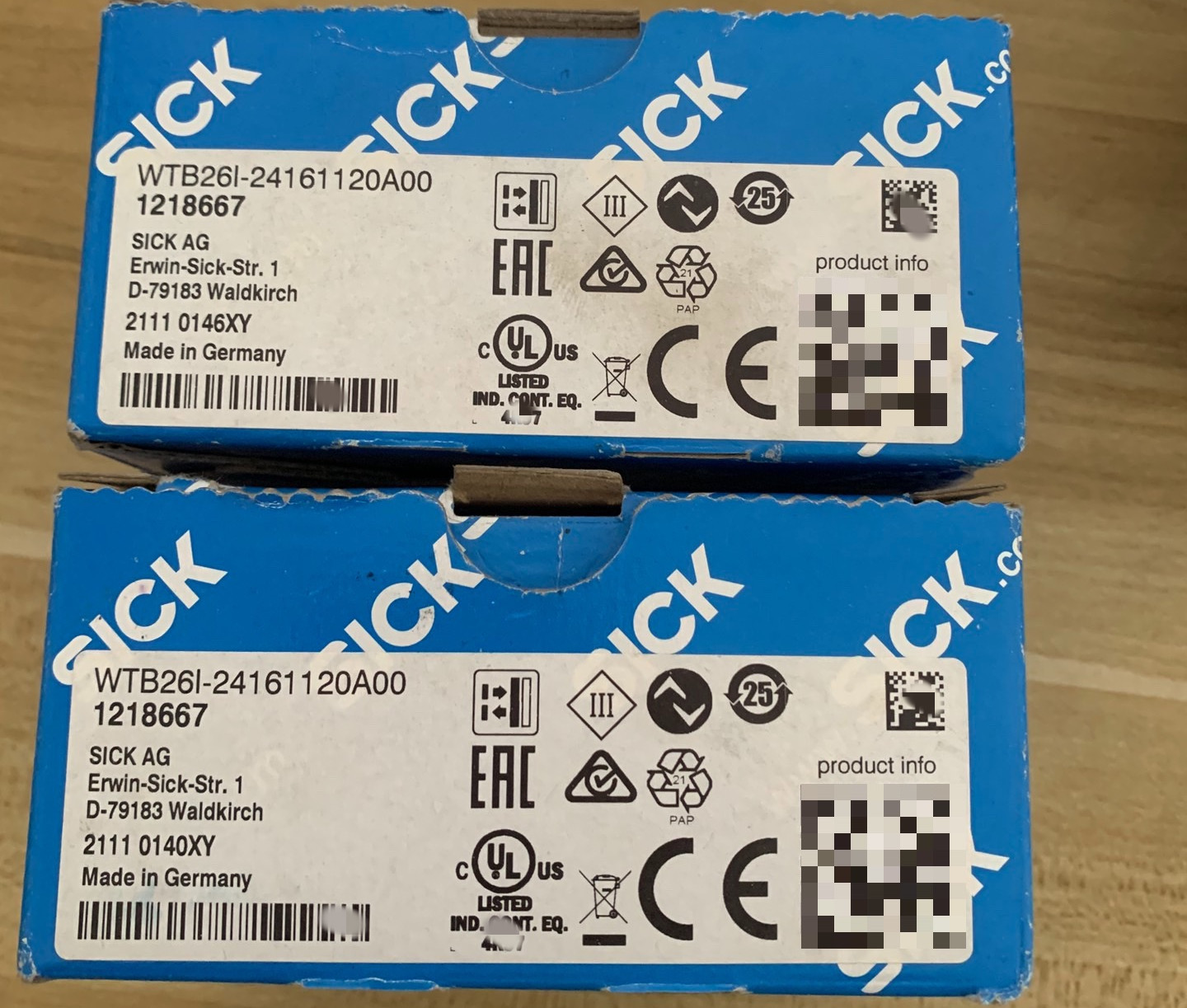 1PC Brand New WTB26I-24161120A00 1218667 SICK Photoelectric Sensor