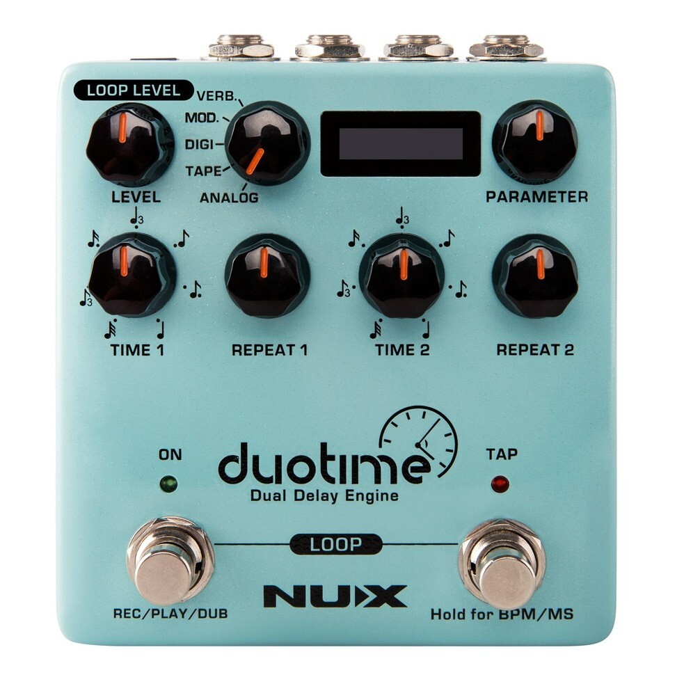 New NUX NDD-6 Duotime Dual Delay Engine Guitar Effects Pedal
