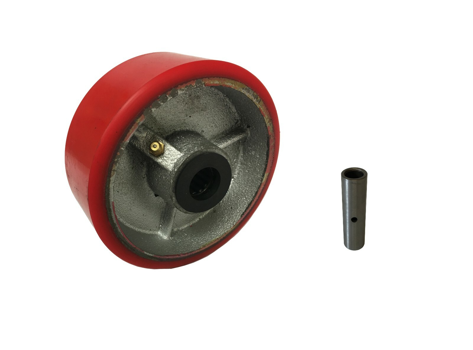 Caster Wheels Set 4" 5" 6" 8" 10" Polyurethane on Cast Iron Wheel Set