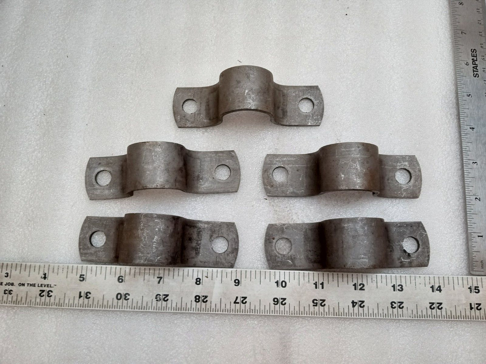 Steel Rigid Pipe Strap for 1 Inch Hose (LOT OF 5)