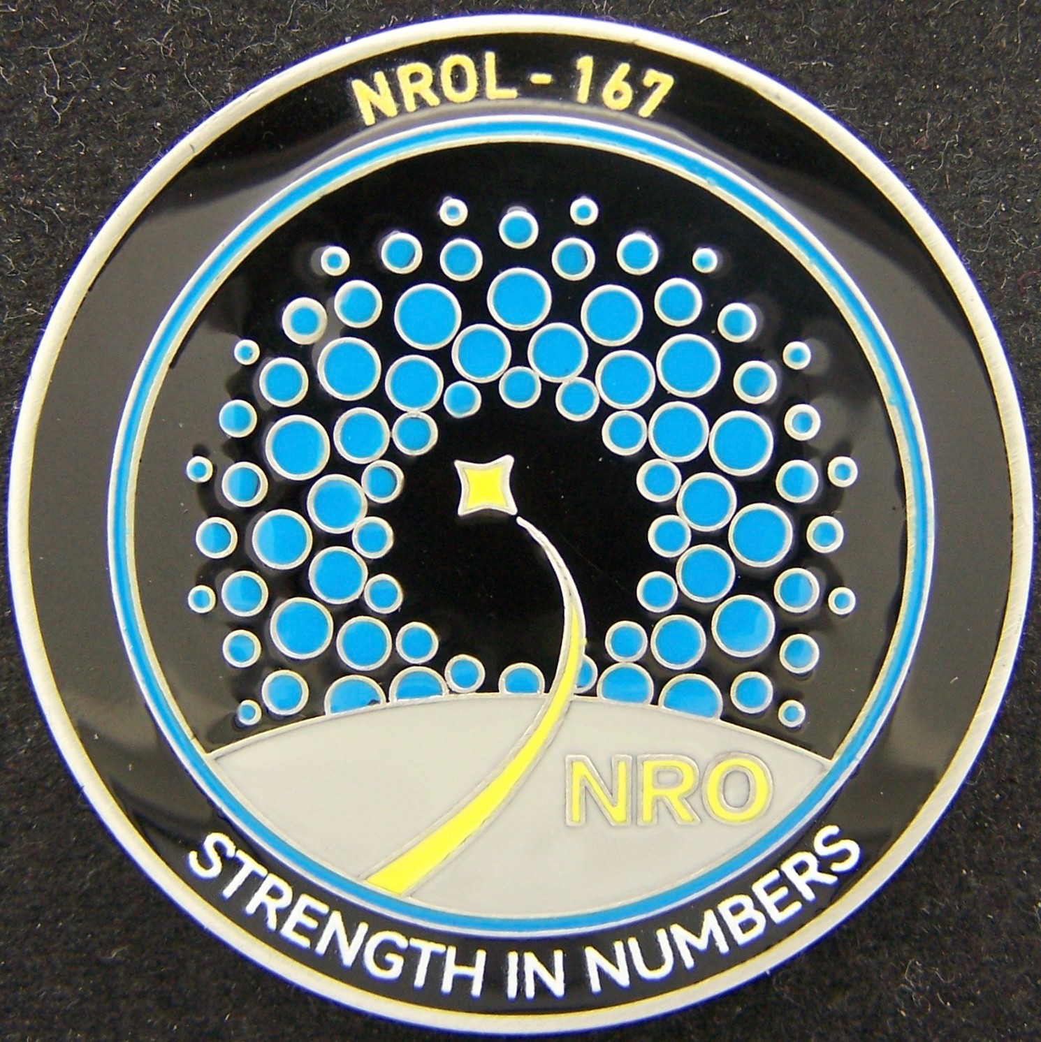 NROL-167 Strength in Numbers Proliferated Architecture NRO Challenge Coin