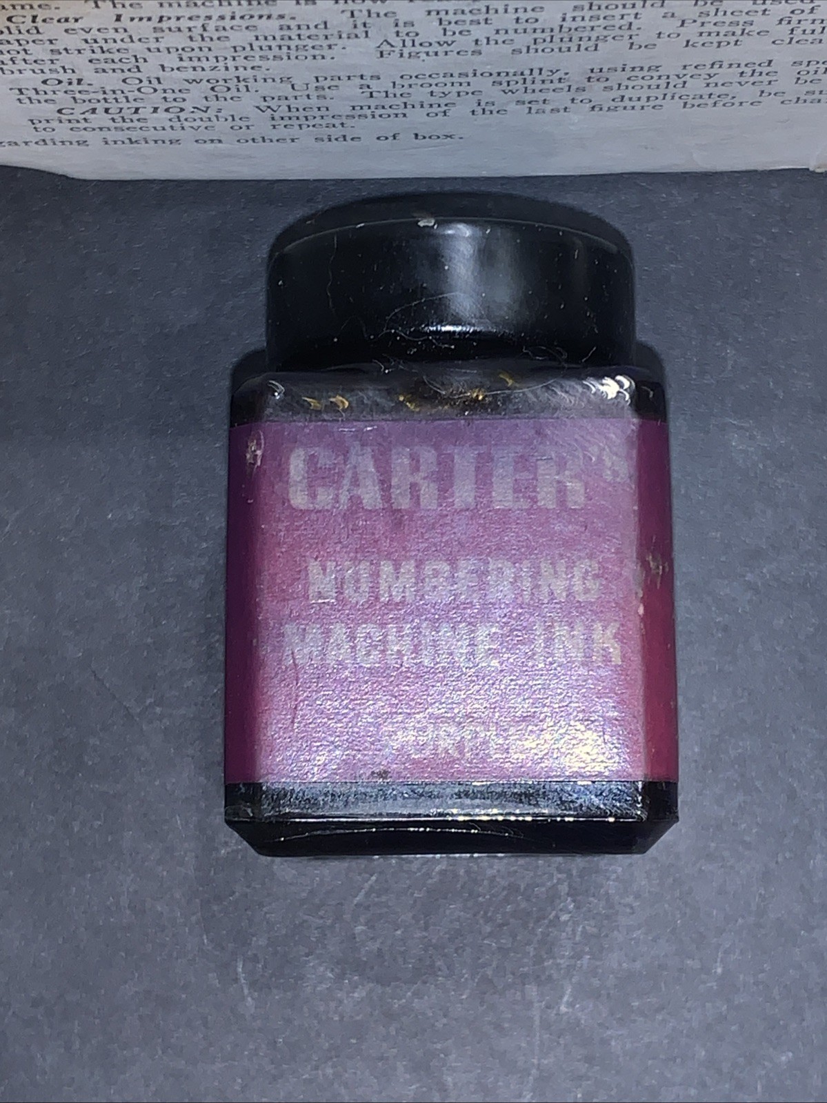 Vtg Bates Numbering Machine Multiple 3 Movement 5 Wheels Style E in Original Box
