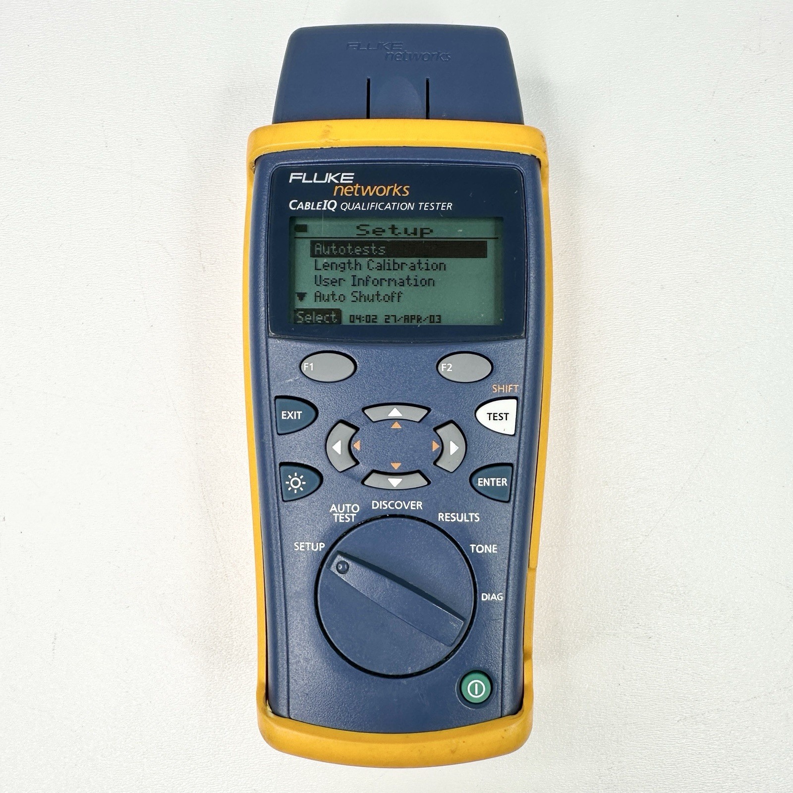 FLUKE NETWORKS CIQ-100🛜 | CABLE IQ QUALIFICATION TESTER | TESTED | EXCELLENT✨