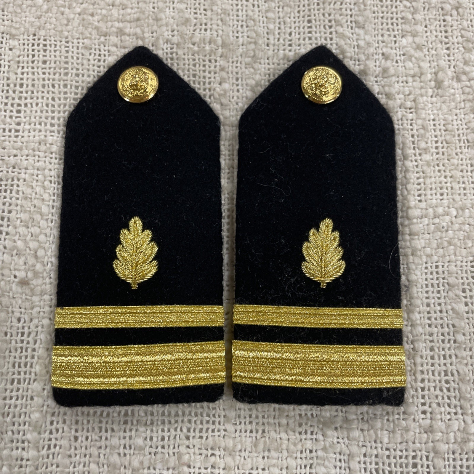 US Navy Lieutenant Junior Grade Nurse Corps Shoulder Boards Pair