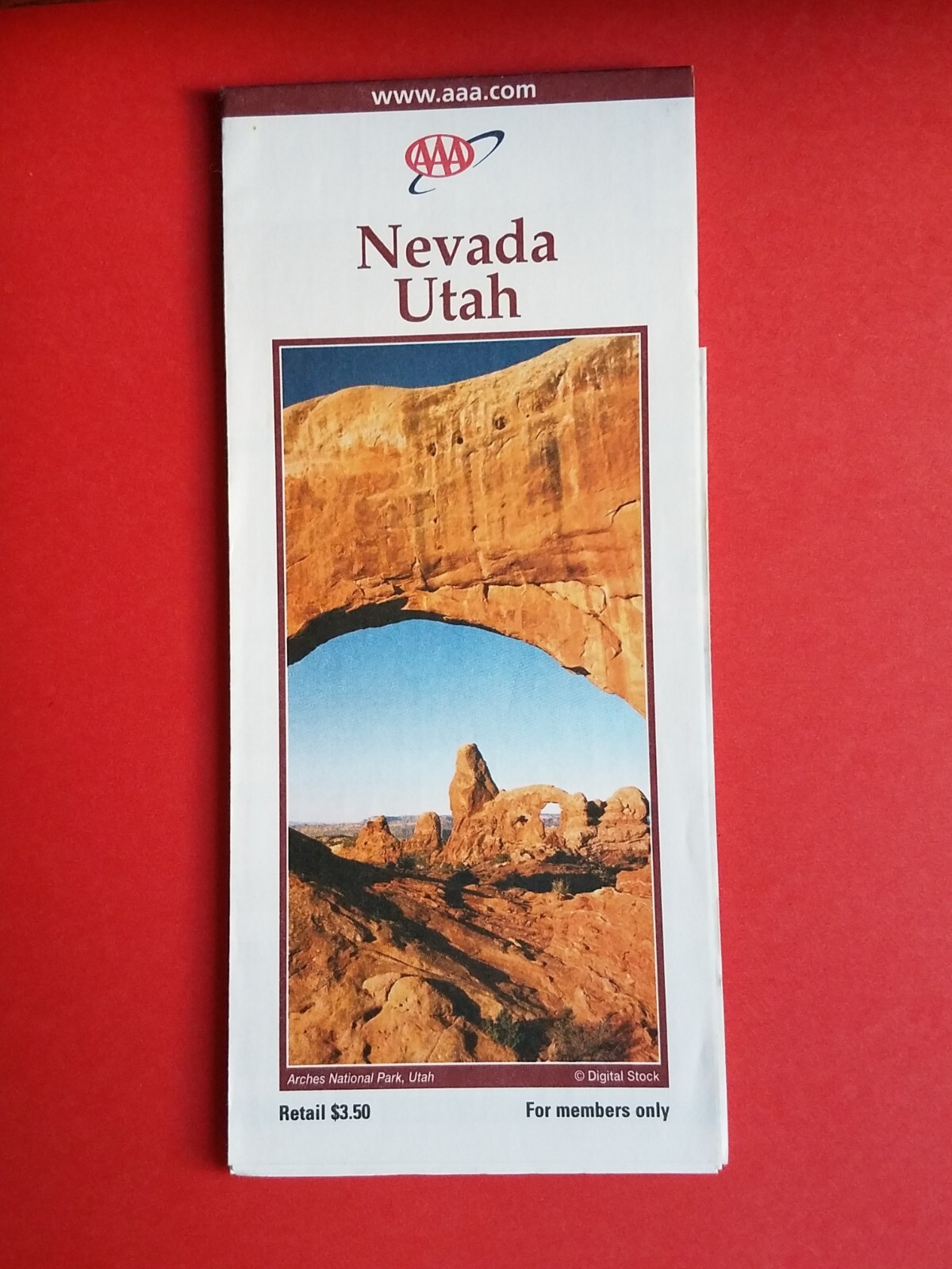 NEVADA/UTAH MAP 2000-2002 EDITION - NEW EXCELLENT CONDITION