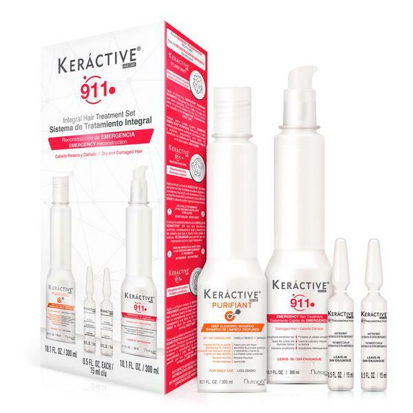 Keractive 911 Dry And Damaged Hair Sistema Integral De Reparación De Emergencia!