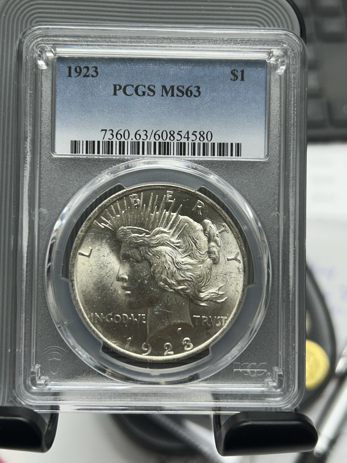 1923 P Peace Dollar PCGS MS63 UNCIRCULATED $1 Coin BUY IT NOW!