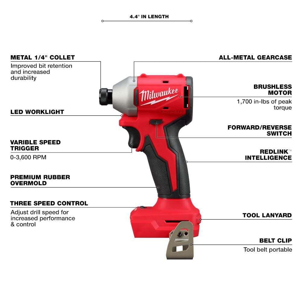 Milwaukee M18 4-Tool Combo Kit
